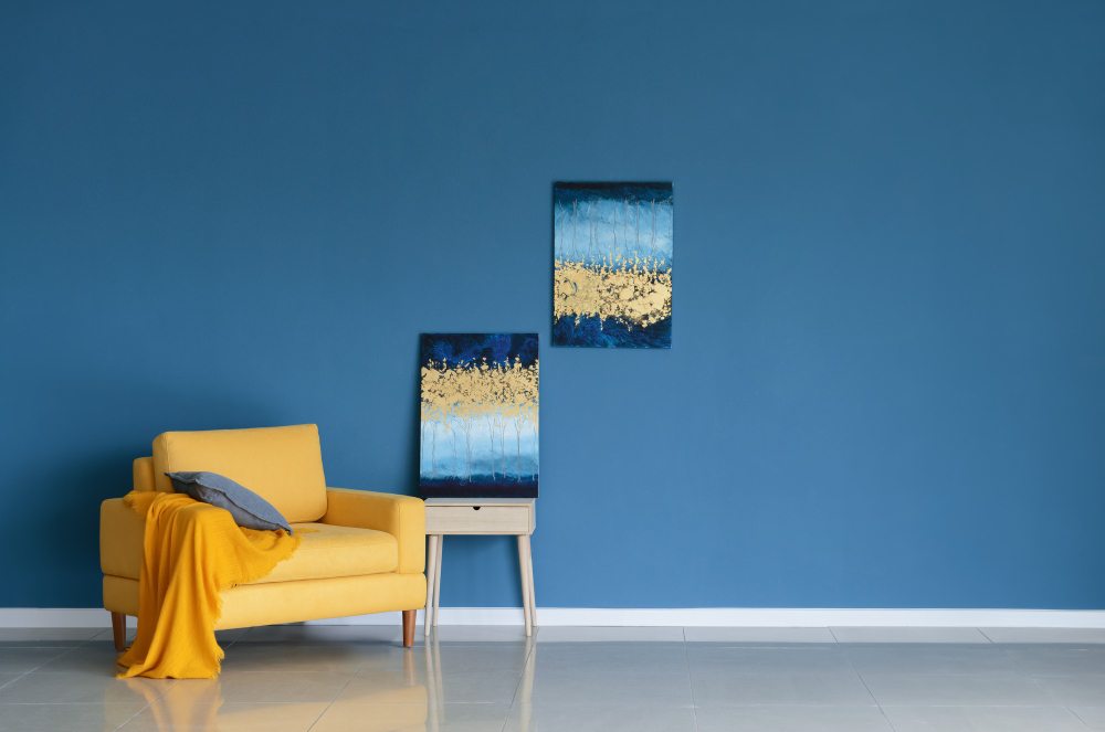 Les nuances de bleu en peinture  pour votre intérieur 