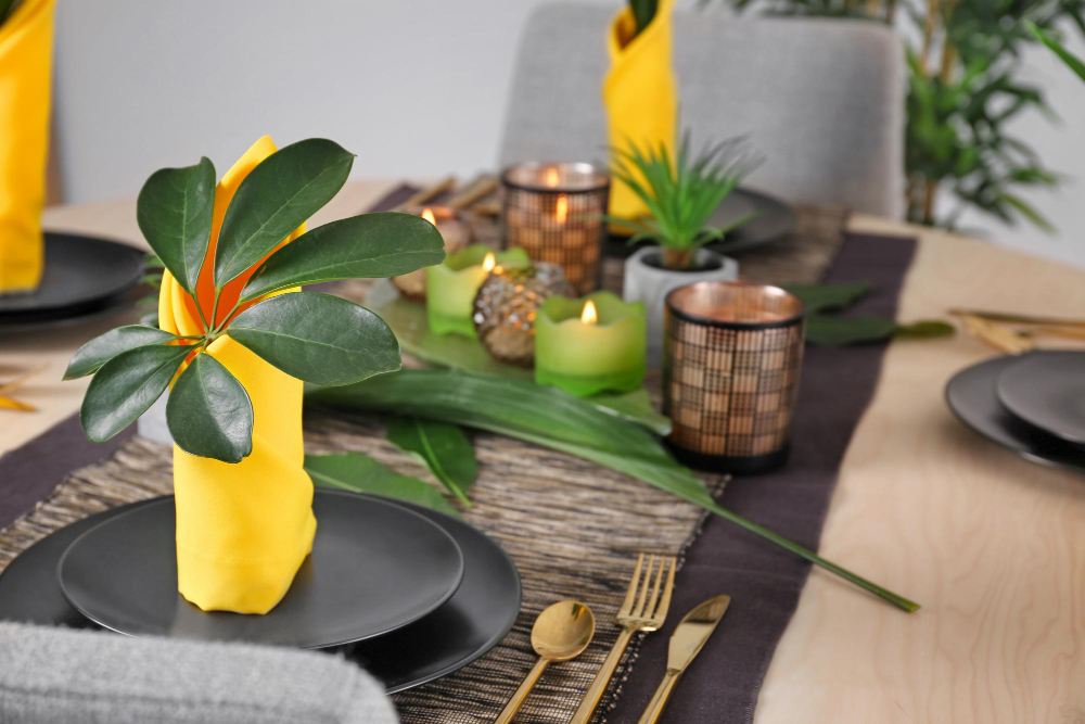 Décoration de table japonaise